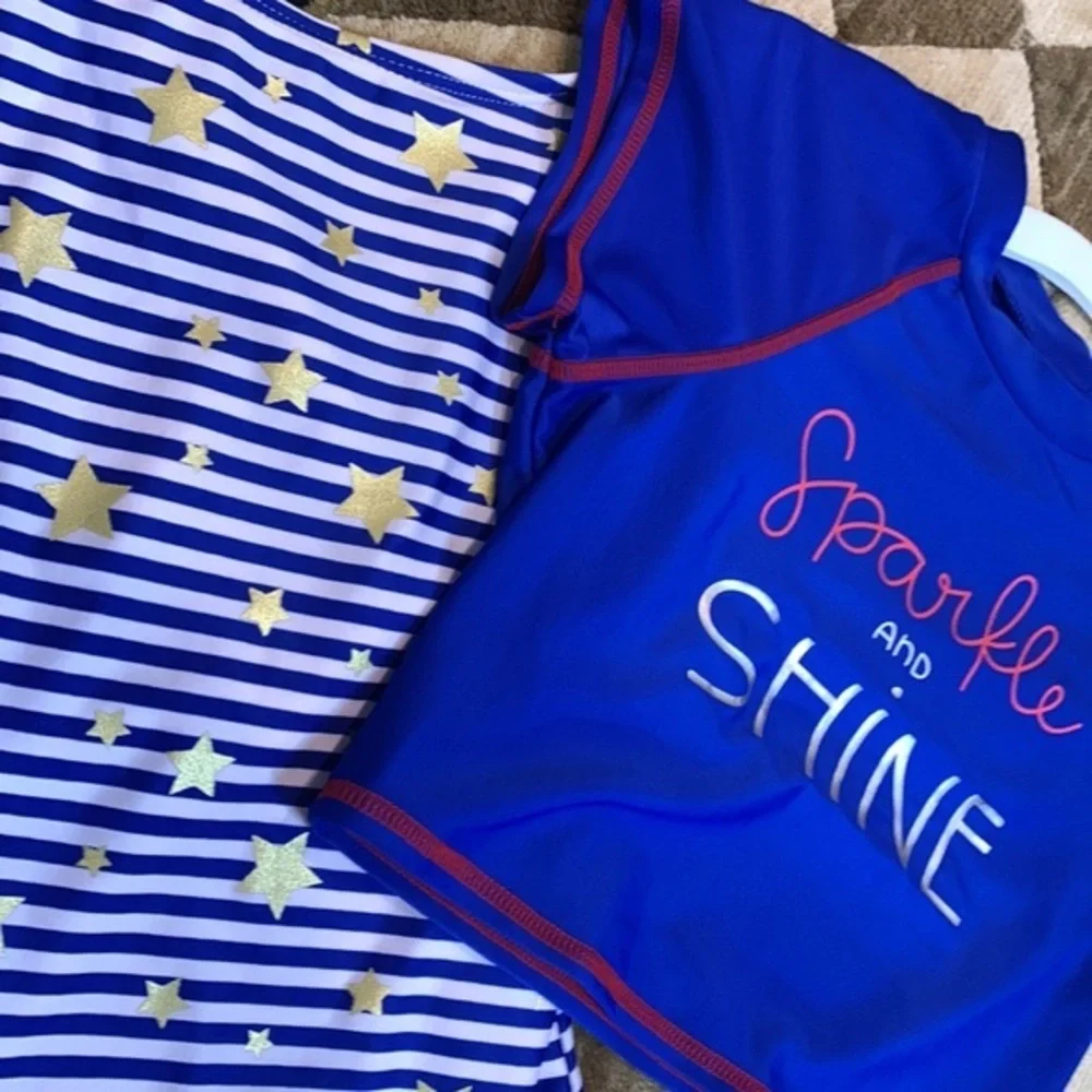 NWT…girl’s 2 piece swimsuit - Picture 2 of 2